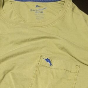 Tommy Bahama Men's Olive Green Tee Long Sleeve